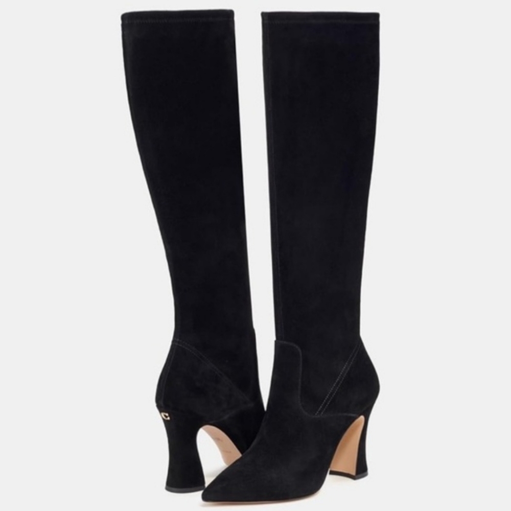 COACH Cece Suede Tall Boots